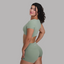 Kulia Koa Warrior Tee and Breeze Biker Shorts Set