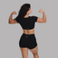 Kulia Koa Warrior Tee and Breeze Biker Shorts Set